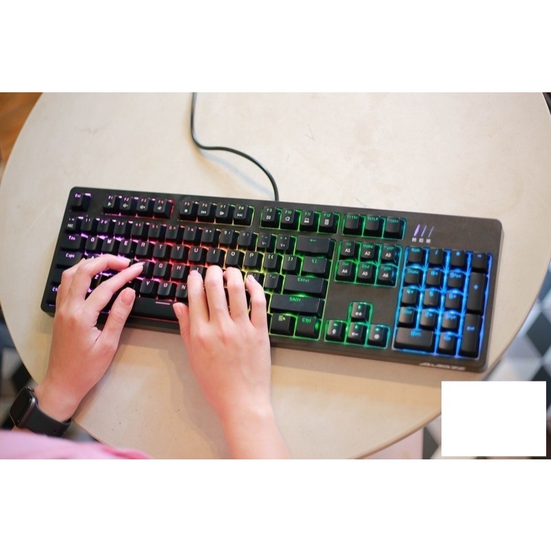 Bàn phím Ajazz DKM150 RGB (cũ) hàng thanh lý dùng tốt, bàn phím fullsize có dây