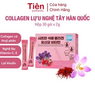 Collagen Lựu Đỏ Nhuỵ Hoa Nghệ Tây Saffron Hàn Quốc