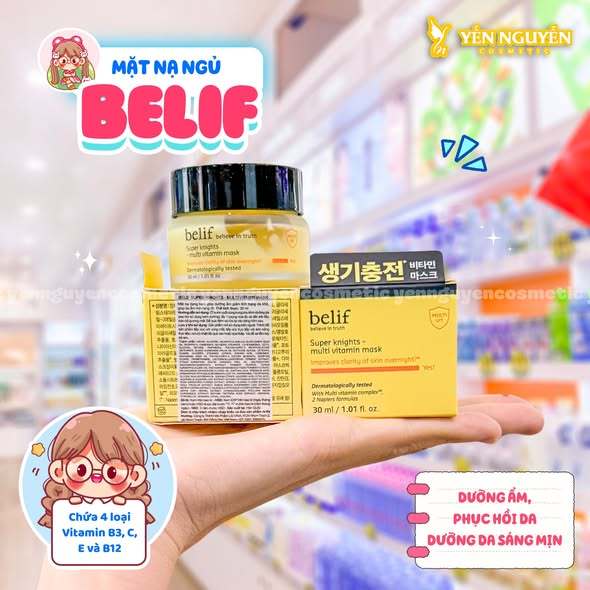 Mặt Nạ Ngủ Belif Super Knights Multi Vitamin 30ml