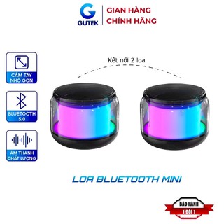  Loa bluetooth nghe nhạc mini cầm tay nhỏ gọn cắm thẻ nhớ và cổng 3,5mm – Gutek S100 