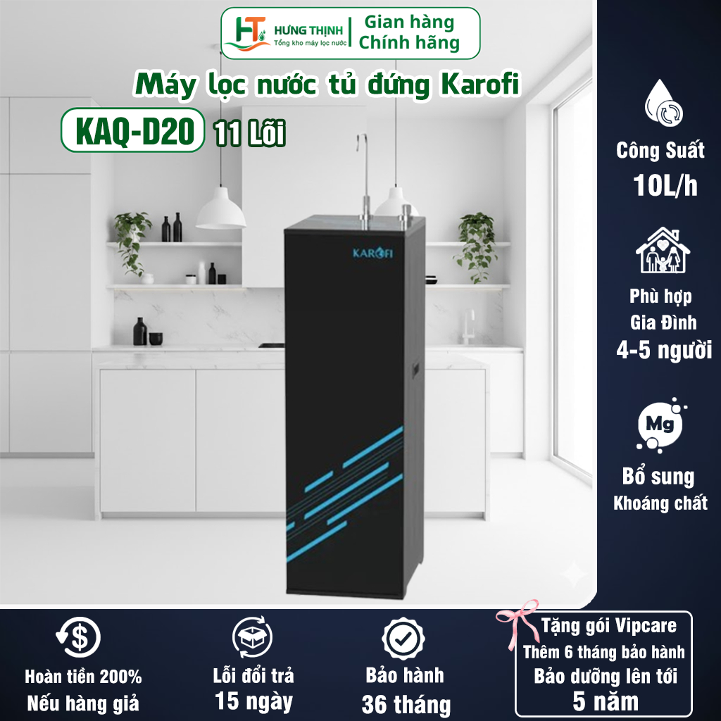 Máy Lọc Nước Karofi KAQ-D20 Lọc Sạch Vượt Trội – Tốt Chuẩn An Tâm