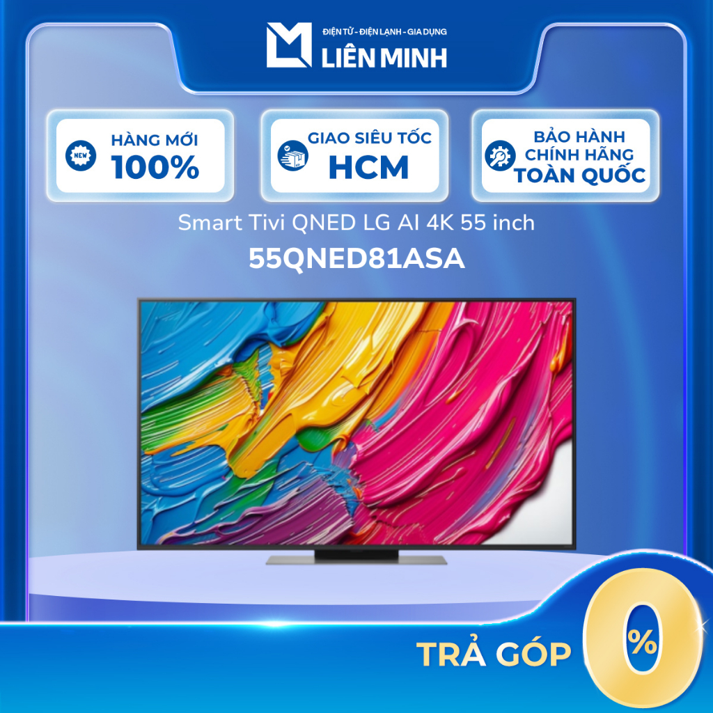 55QNED81ASA - Smart Tivi LG QNED AI 4K 55 Inch 55QNED81ASA - Bảo Hành Chính Hãng
