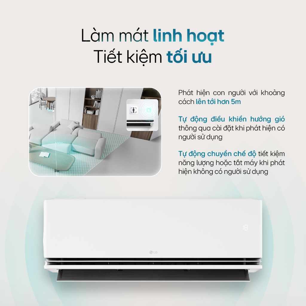 [Chỉ giao miền Nam/Bắc] IDH09M1 - Điều hòa LG DUALCOOL™Inverter AI Air 2 chiều 9.000 BTU (1HP) IDH09M1 | BigBuy360 - bigbuy360.vn
