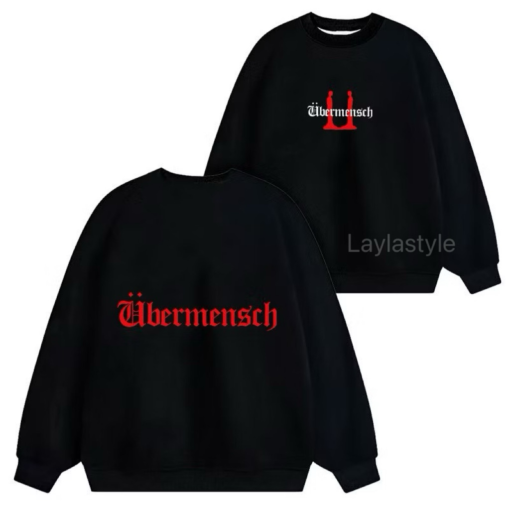 Laylastyle áo sweater GD G-DRAGON Ubermensh phong cách idol kpop unisex Kwon Ji Yong world tour