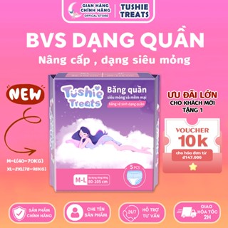   Che tên SP  Băng vệ sinh dạng quần TUSHIE TREATS đủ size M L 40-70KG  XL 2XL 78-98KG  