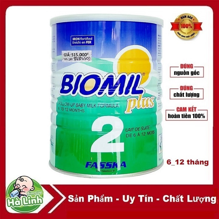 Sữa Biomil Plus số 2 800g [Date 08/2027]