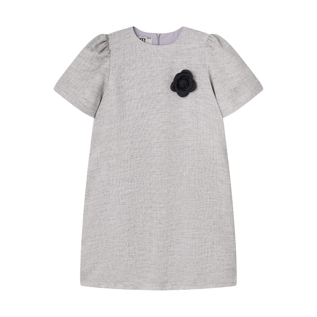 Rập - Đầm cổ tròn - LOBBY 02 GREY