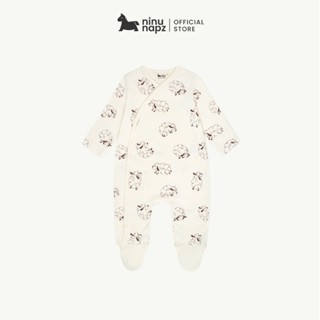  NinuNapz - Body liền tất dài tay cao cấp cho bé từ 3M-24M - Vải sợi tre pha cotton siêu mềm mịn êm ái 
