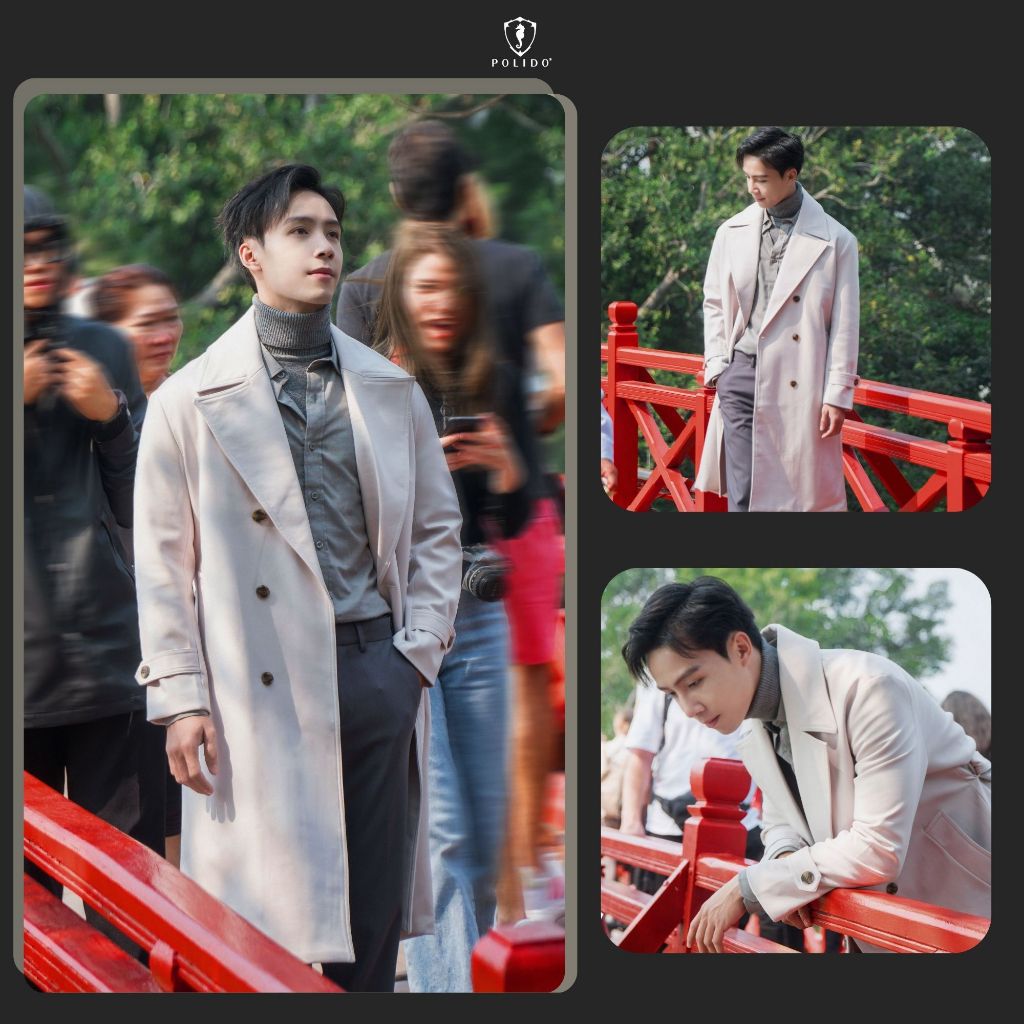 TRENCH COAT DÁNG DÀI POLIDO ẤM ÁP THỜI TRANG NAM LỊCH LÃM
