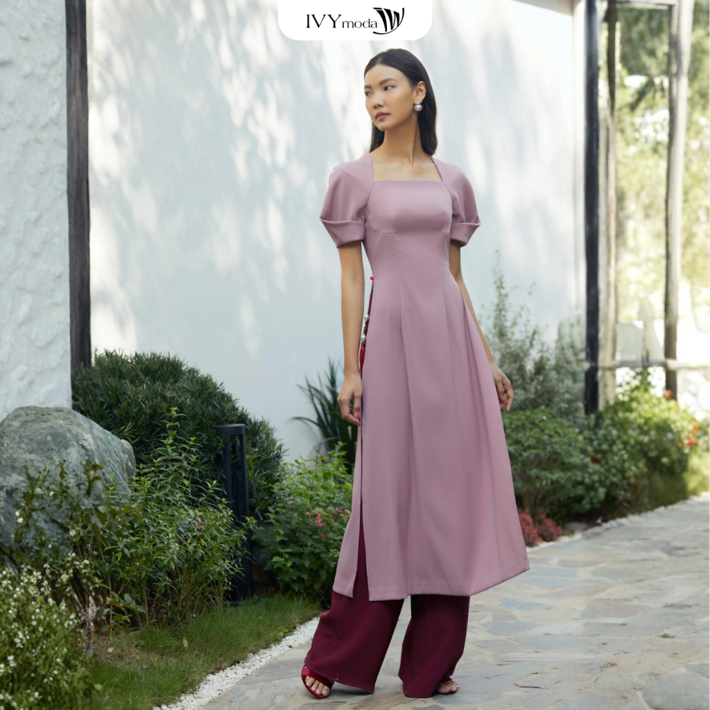 Áo dài nữ Ý Châu IVY moda MS 86M6703