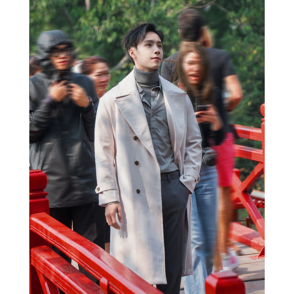 TRENCH COAT DÁNG DÀI CF POLIDO THỜI TRANG NAM ẤM ÁP LỊCH LÃM