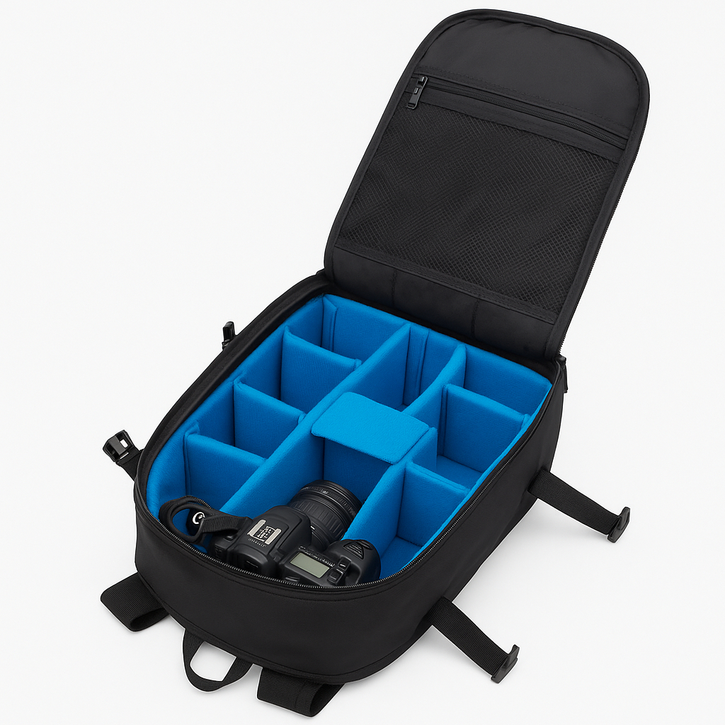 Ba lô đa năng máy ảnh laptop Crumpler để 2 body 6lens vải  kháng nước có ngăn đựng lap top sau lưng