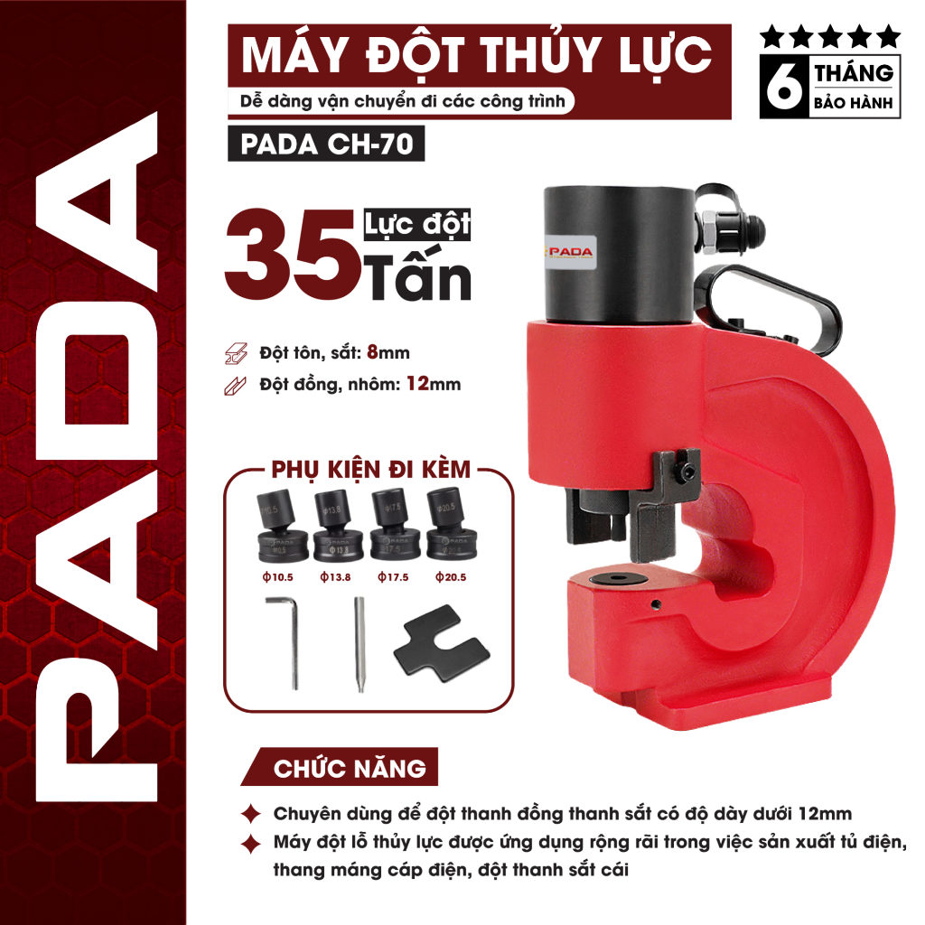 Máy Đột Thủy Lực PADA CH70