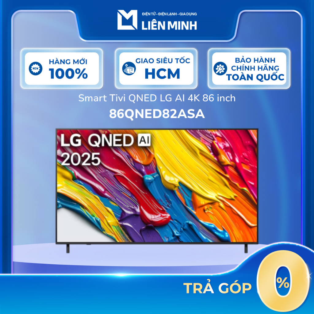 86QNED82ASA  (86 Inch) / 75QNED82ASA  (75 Inch) - Smart Tivi QNED LG AI 4K  - Bảo Hành Chính Hãng [G