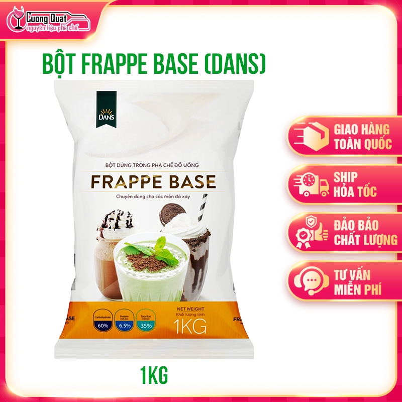 Bột Frappe Base (Dans) - 1Kg -  Cường Quật – Đủ nguyên liệu, chuẩn vị kinh doanh