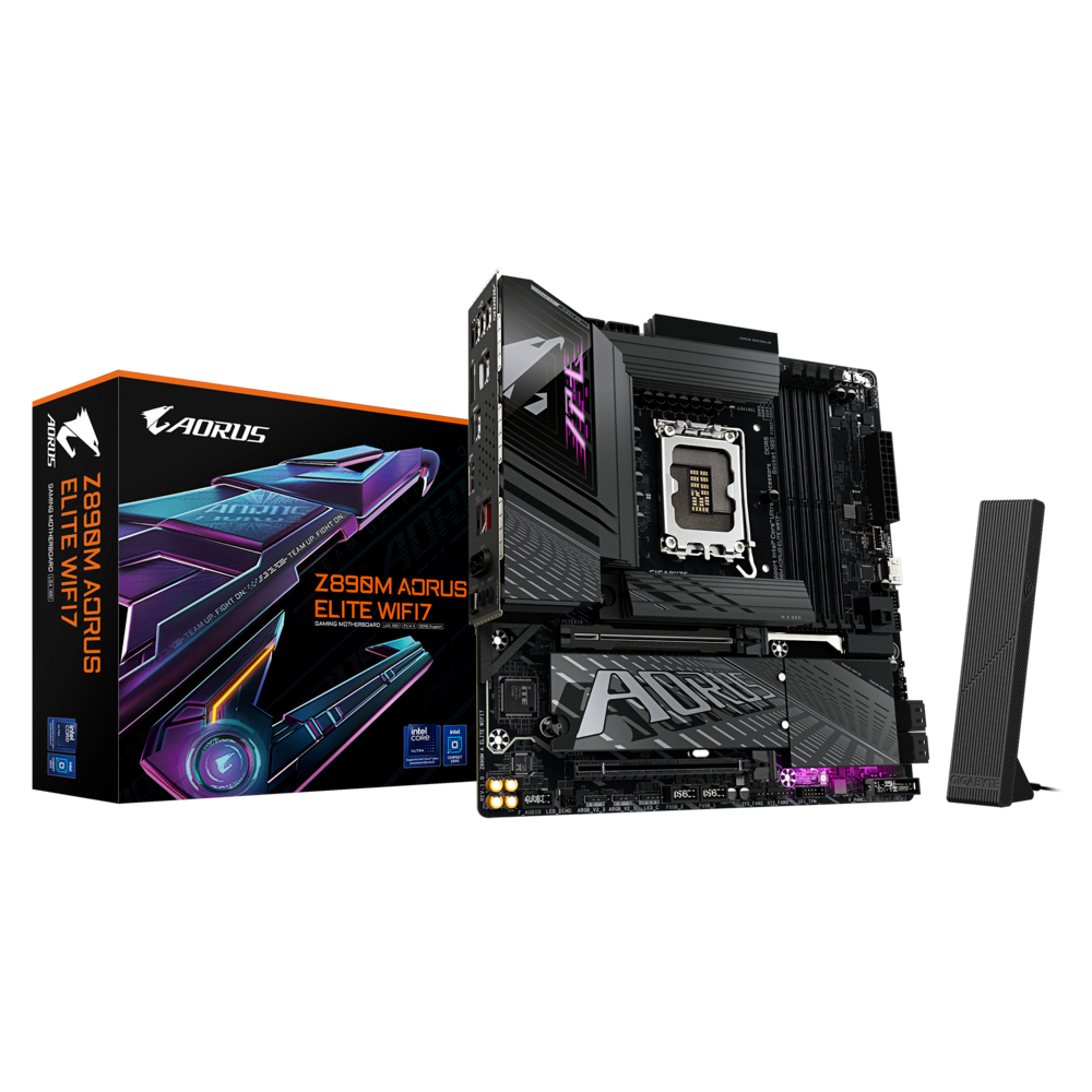 Mainboard Gigabyte Z890M AORUS ELITE WIFI7 DDR5 (Bluetooth) new chính hãng BH 36T