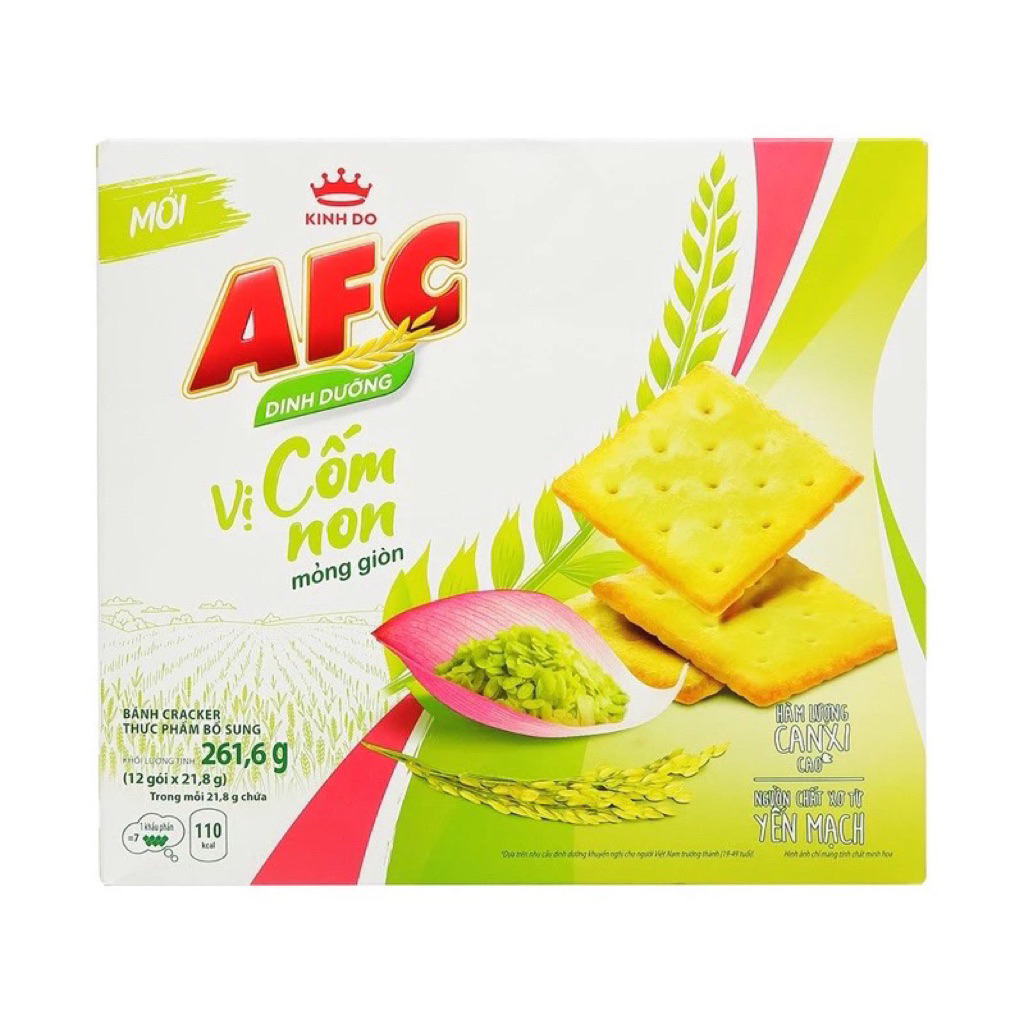 Bánh AFC Hương Vị Cốm Non 265g
