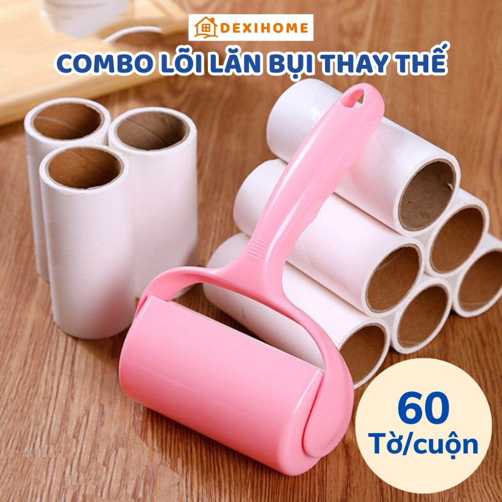 [COMBO LÕI LĂN] Lõi Lăn Bụi Thay Thế Cây Lăn Bụi 16cm - 10cm, Lõi Lăn Dự Phòng Cây Lăn Bụi Quần Áo