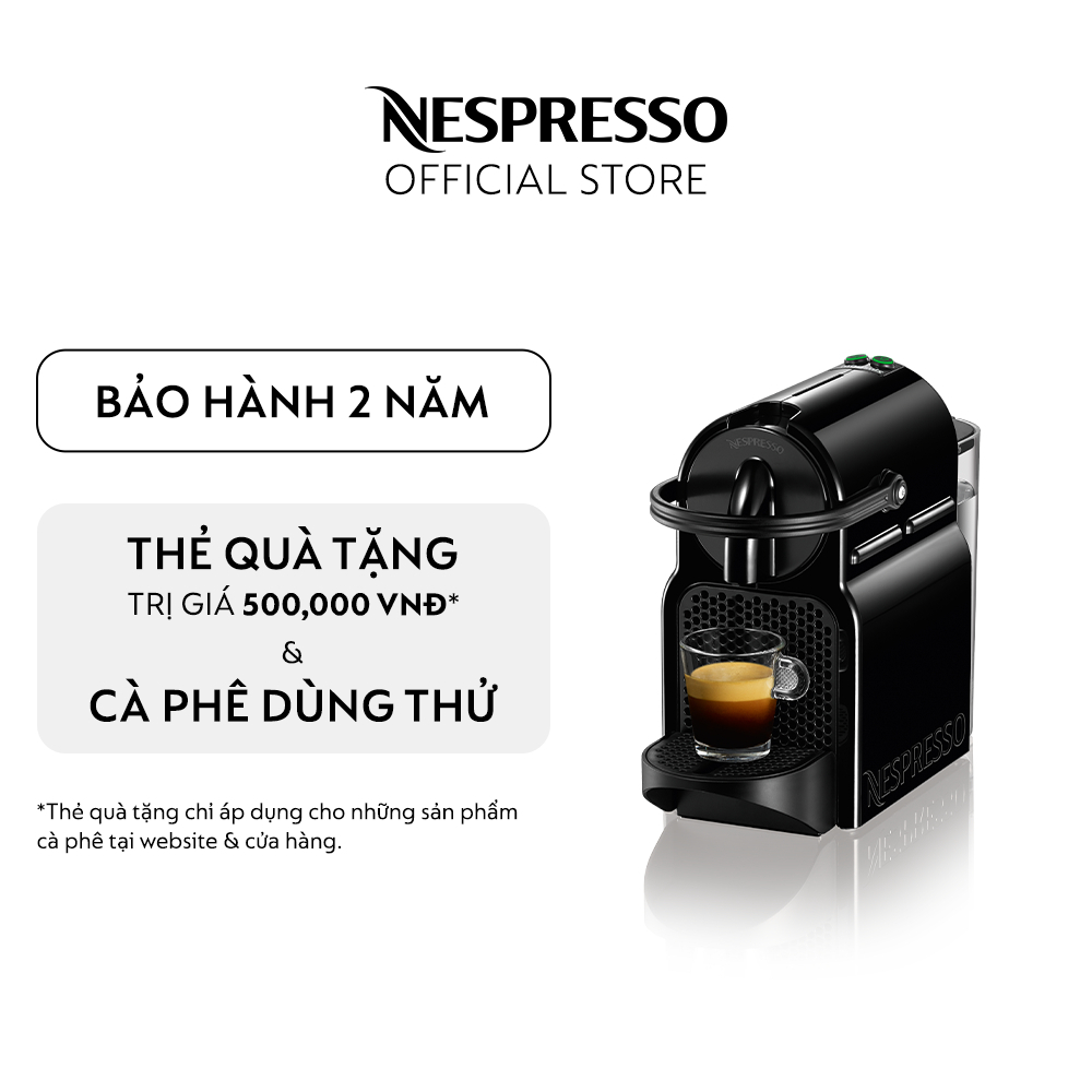 Máy pha cà phê viên nén Nespresso Inissia Đen