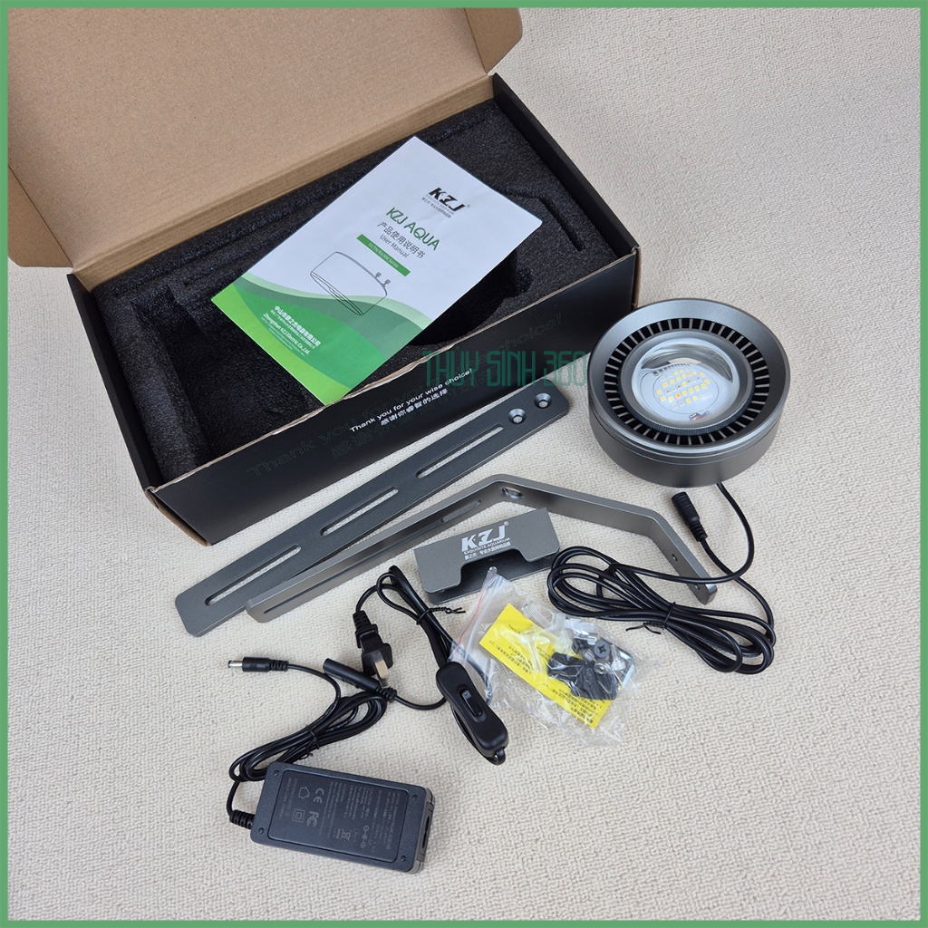 Đèn KZJ RM4 - Có Dimmer Điều Chỉnh - Đánh Mầu Cây, Mầu Cá, Hiệu Ứng Nước Long Lanh