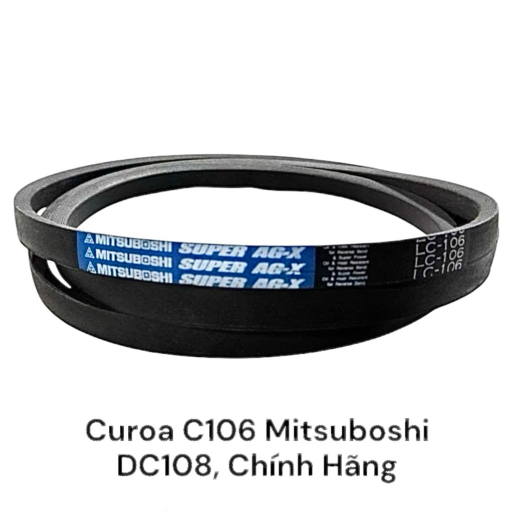 Dây curoa buồng đập C106 trơn của máy gặt DC93- DC108