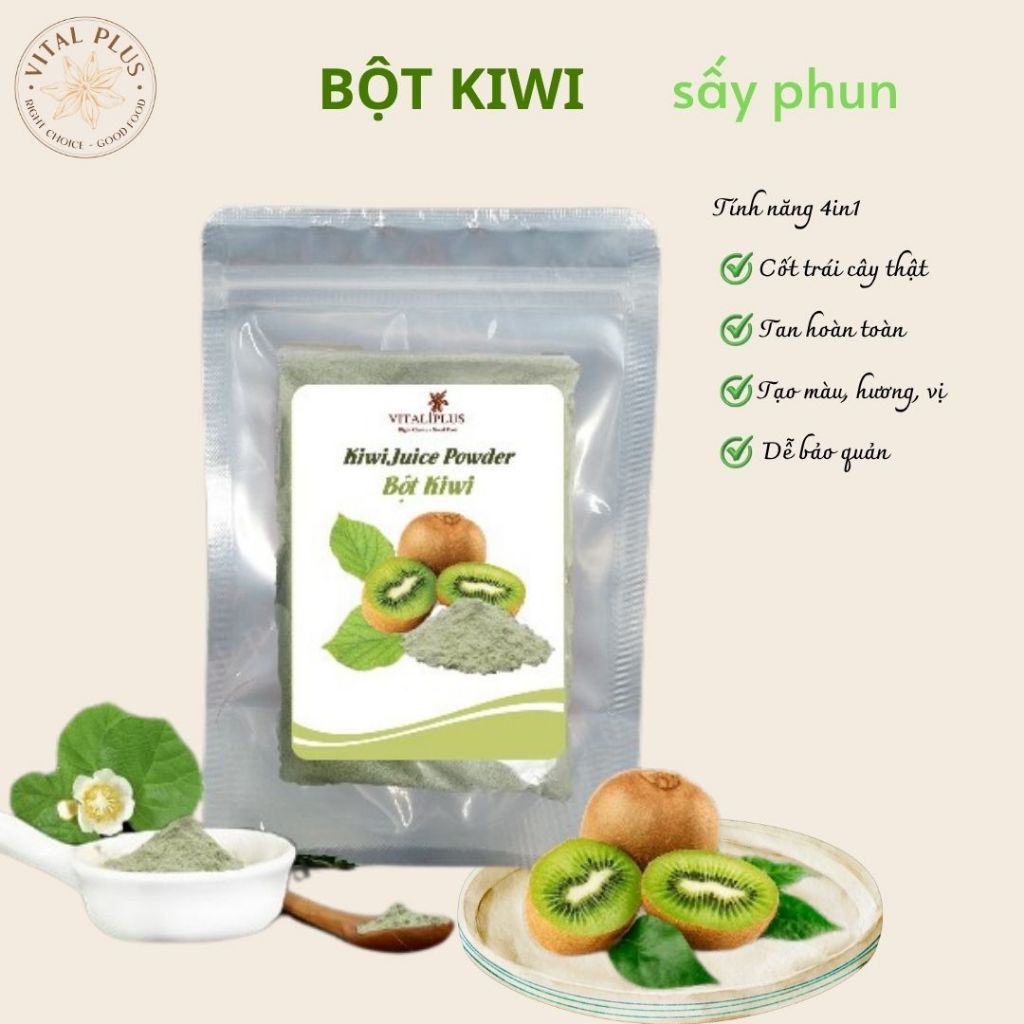 (100 gram) Bột trái cây - Bột KIWI - Kiwi Powder - Vital Plus - Shop Nhà Anise