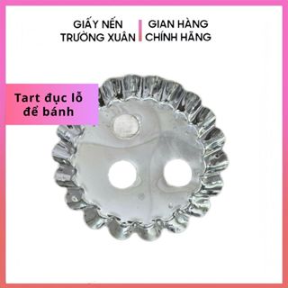 Khuôn tart đục lỗ, giữ form bánh bao, để bánh bao, bánh bông lan, tart để bánh đục lỗ, giấy nến Trường Xuân