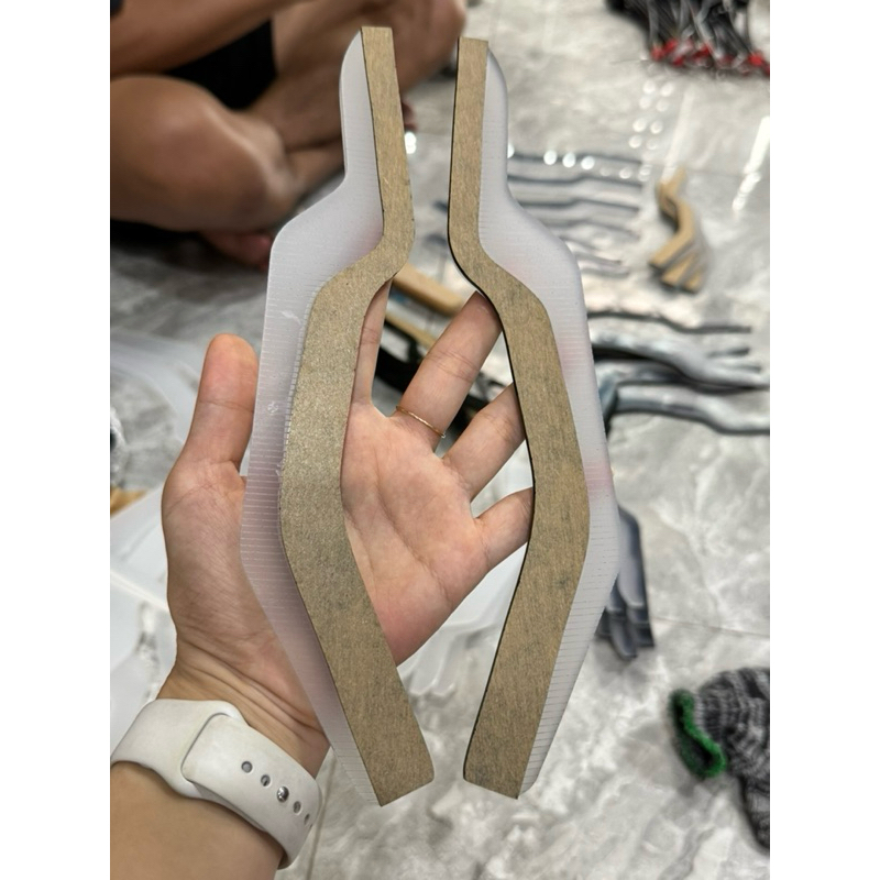 Phôi mika 3d chế audi AB2020-2025_demi airblade chạy audi led lamp