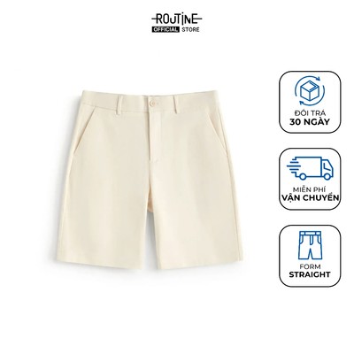 Quần Short Kaki Nam Form Straight - Routine 10S25PSH003