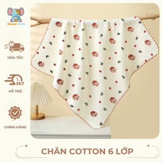  CHĂN 6 LỚP - CHOÀNG Ủ 4 MÙA - CHĂN QUẤN CHO BÉ 6 LỚP Kích Thước 85x85cm Doomi Store - HT531 