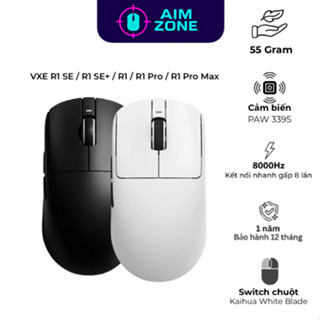   HỎA TỐC  Chuột Gaming Không Dây VXE R1 SE+   R1 SE   R1 Pro   R1 Pro Max - NEWSEAL - BH 12 Tháng 