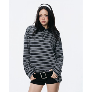 THESTAN - Áo thun tay dài sọc NIRA STRIPED SHIRT 