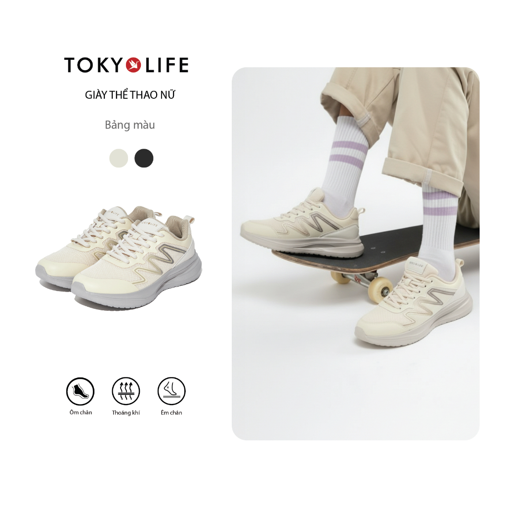 Giày Thể Thao Nữ Chạy Bộ Êm Chân Siêu Nhẹ Thoáng Khí 40004874 - TOKYOLIFE