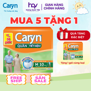 [MUA 5 TẶNG 1] Tã Quần Người Lớn Caryn Chính Hãng Bỉm Quần Caryn Cam Tiết Kiệm Siêu Thấm Hút Đến 8H Cho Người Đi Được