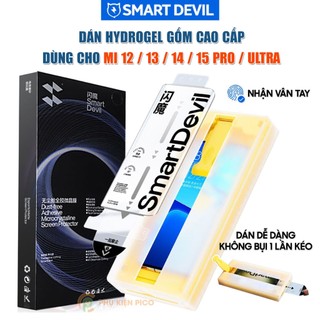  Dán màn hình Hydrogel Gốm Smart Devil dùng cho Xiaomi 15 Ultra   14 Pro   13 Pro   12X   Mi 12 full màn nhận vân tay 