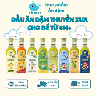 Dầu Ăn Dặm Cho Bé 6 Tháng Thuyền Xưa 65ml – Vị Cá Cơm Than Nguyên Chất Tốt Cho Trí Não