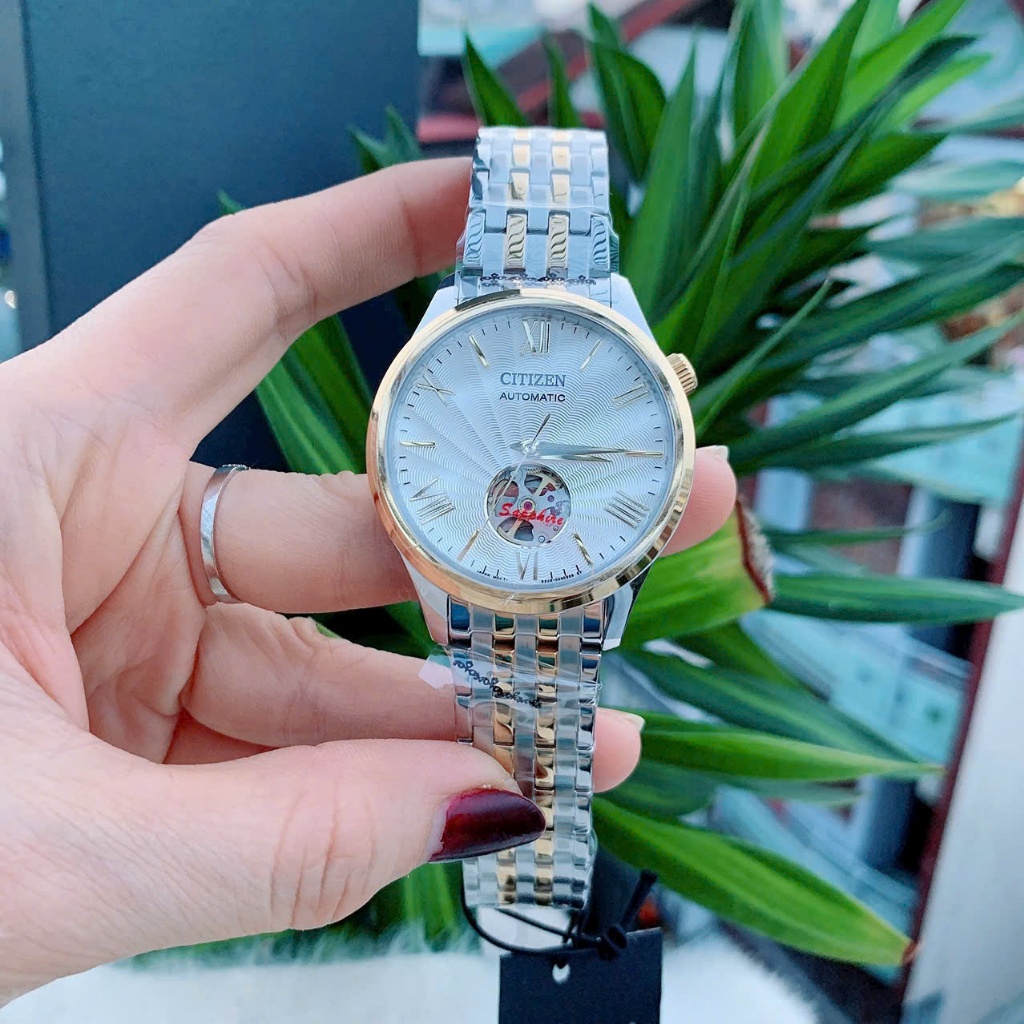 Đồng Hồ Nam Citizen NH9136-88H Mechanical Automatic Watch  40mm, Luxury diamond watch