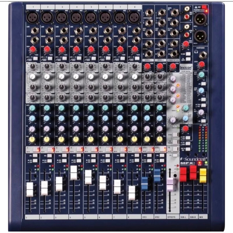 Bàn trộn âm thanh chuyên nghiệp mfx8/2