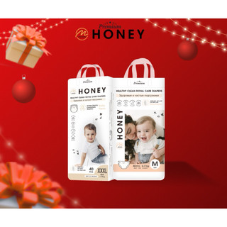   KHÔNG QUÀ  Bỉm tã HONEY dán quần NB66 S52 M46 M52 L48 XL44 XXL42 XXXL40 XXXXL38-MOMO DIAMOND 