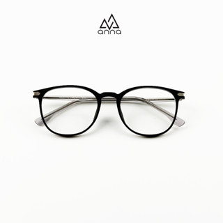  Gọng kính mắt thời trang ANNA nam nữ dáng tròn chất liệu kim loại cao cấp 8303 