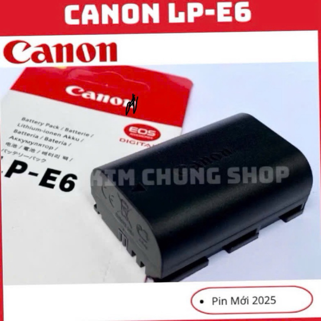 Pin Canon LP-E6