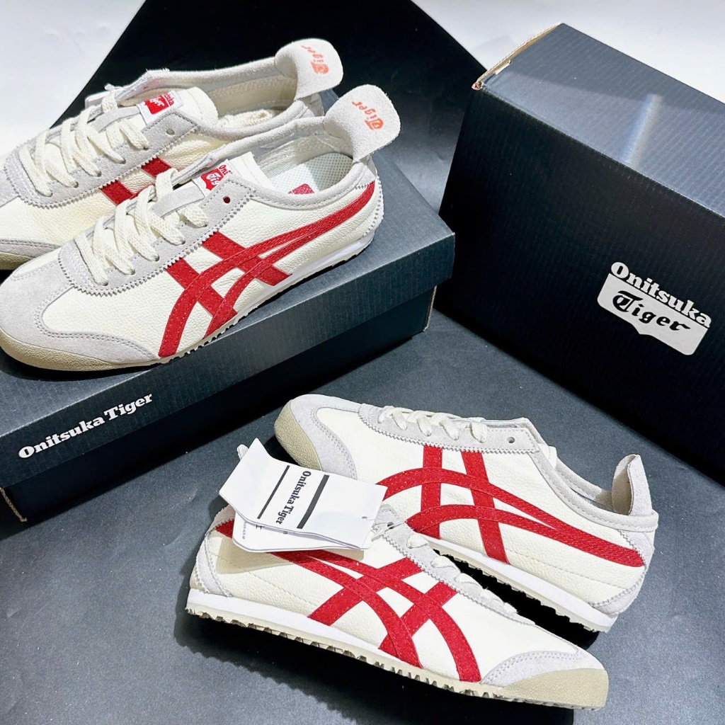 Giày thể thao Onitsuka Tiger Mexico 66 Vin "Beige White Red"