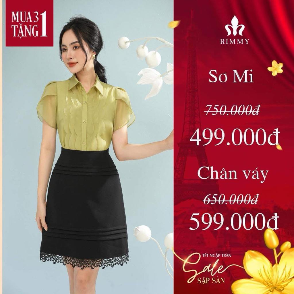 Thanh Lý Áo Rimmy Size M newtag