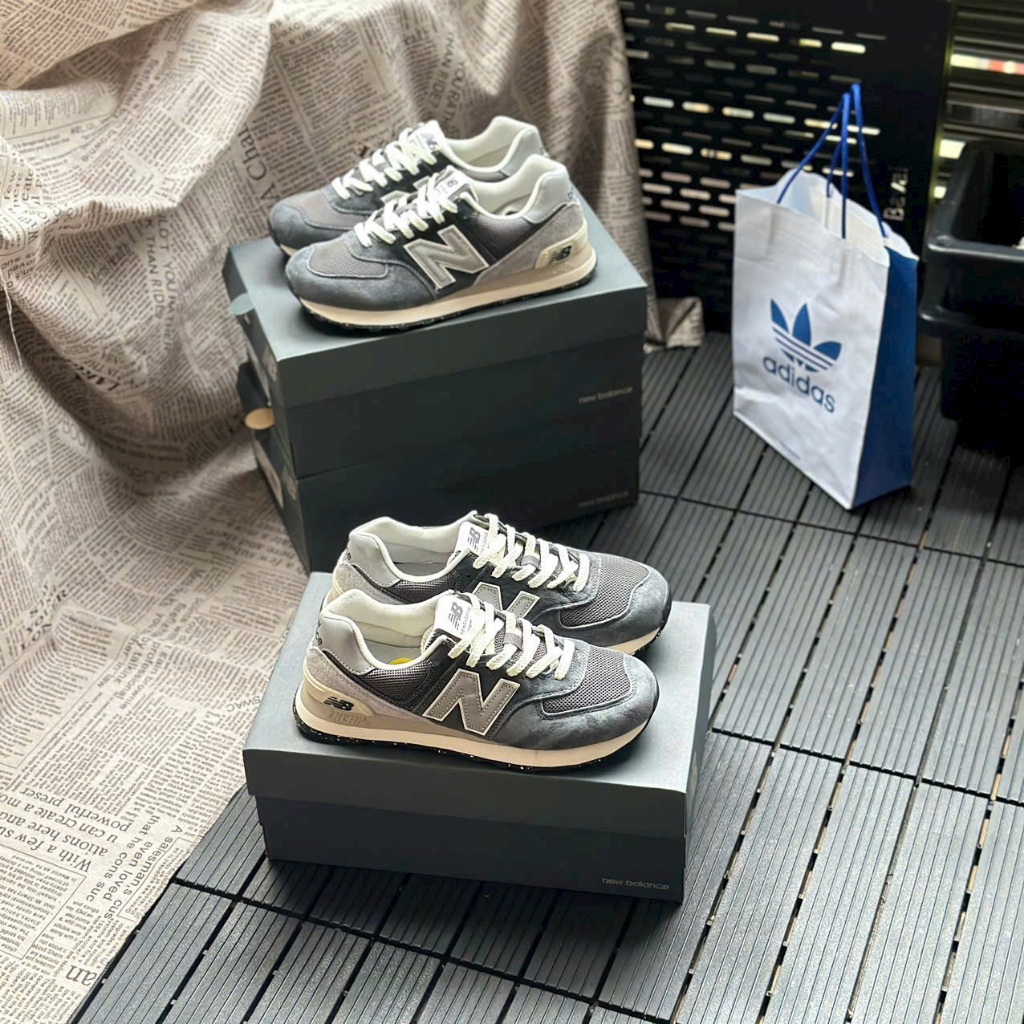 Giày Thể Thao New Balance 574 Xám Grey