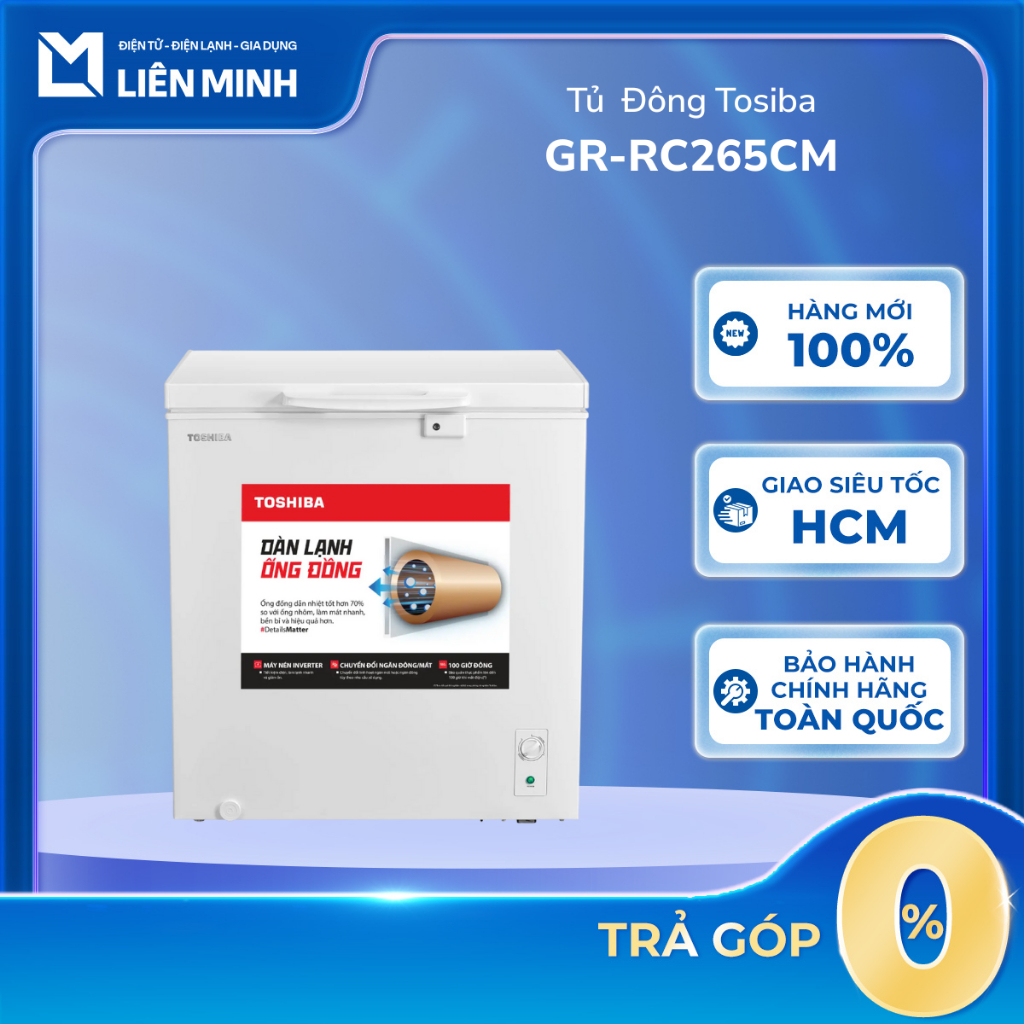 GR-RC265CM-PMV(01) - Tủ Đông TOSHIBA GR-RC265CM-PMV(01) [Giao Toàn Quốc]