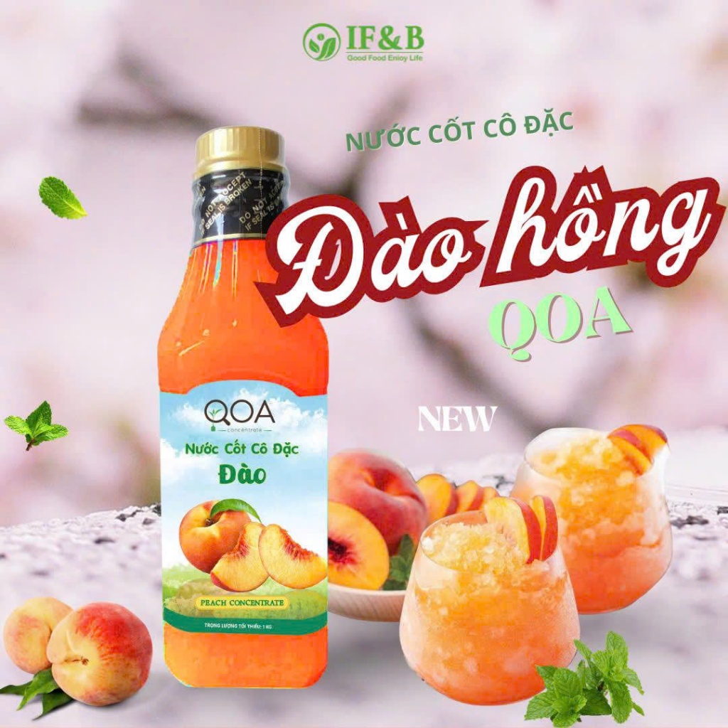 NƯỚC CỐT CÔ ĐẶC ĐÀO QOA 1KG