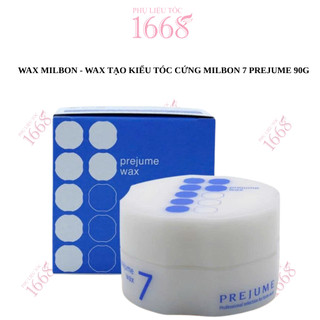 Sáp Wax Milbon – Wax tạo kiểu tóc cứng Milbon 7 Prejume 90g