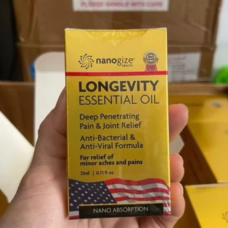 Dầu Gió Vàng Nanogize Longevity Essential Oil