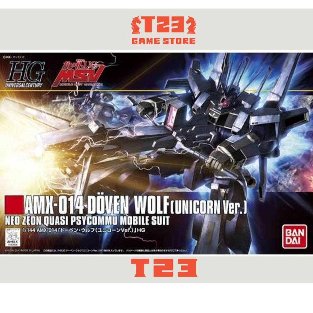AMX-014 DOVEN WOLF (UNICORN VER.) - HG - 1/144 - HGUC DOVEN WOLF - MÔ HÌNH GUNDAM CHÍNH HÃNG BANDAI