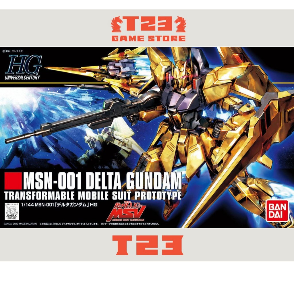 MSN-001 DELTA GUNDAM - HG - 1/144 - HGUC DELTA GUNDAM - MÔ HÌNH GUNDAM CHÍNH HÃNG BANDAI